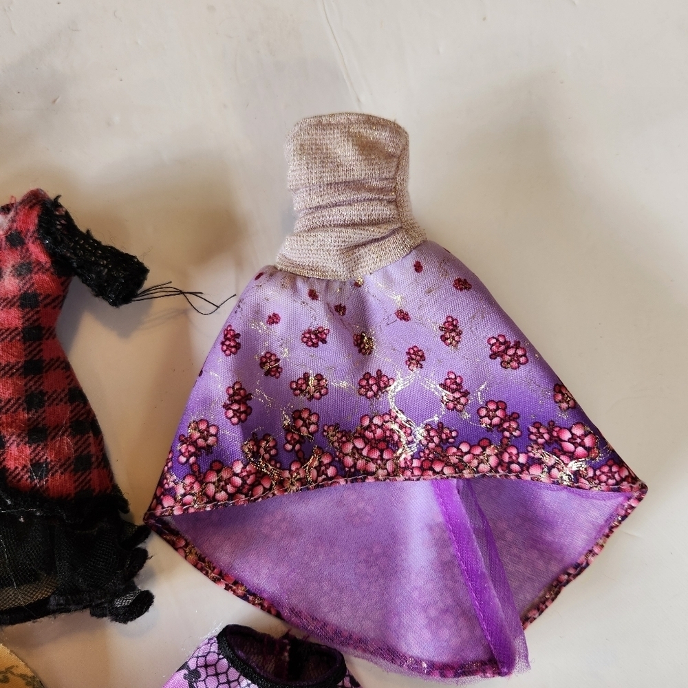 Lot of Ever After Doll Clothes Cerise Apple Winter Accessories Skirt Dress - Picture 5 of 9